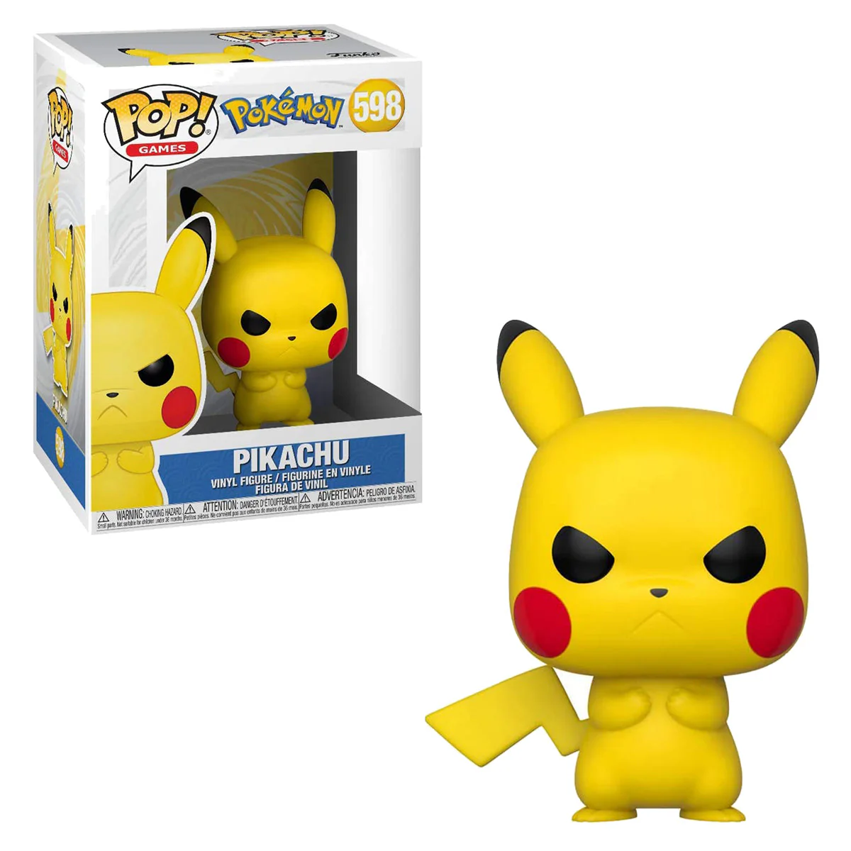 Pokemon Pikachu Grumpy Pop! Vinyl - Image 3