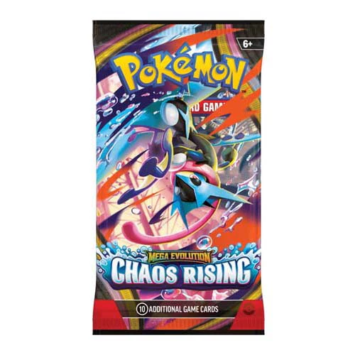 Pokemon TCG Mega Evolution Chaos Rising Single Booster Pack - Image 3