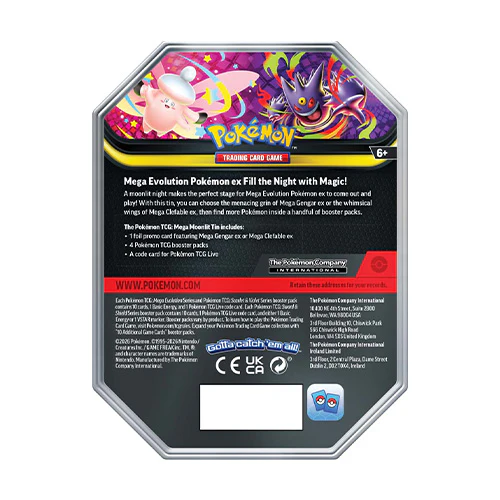 Pokemon TCG Mega Moonlight Tin (Pair) - Image 4
