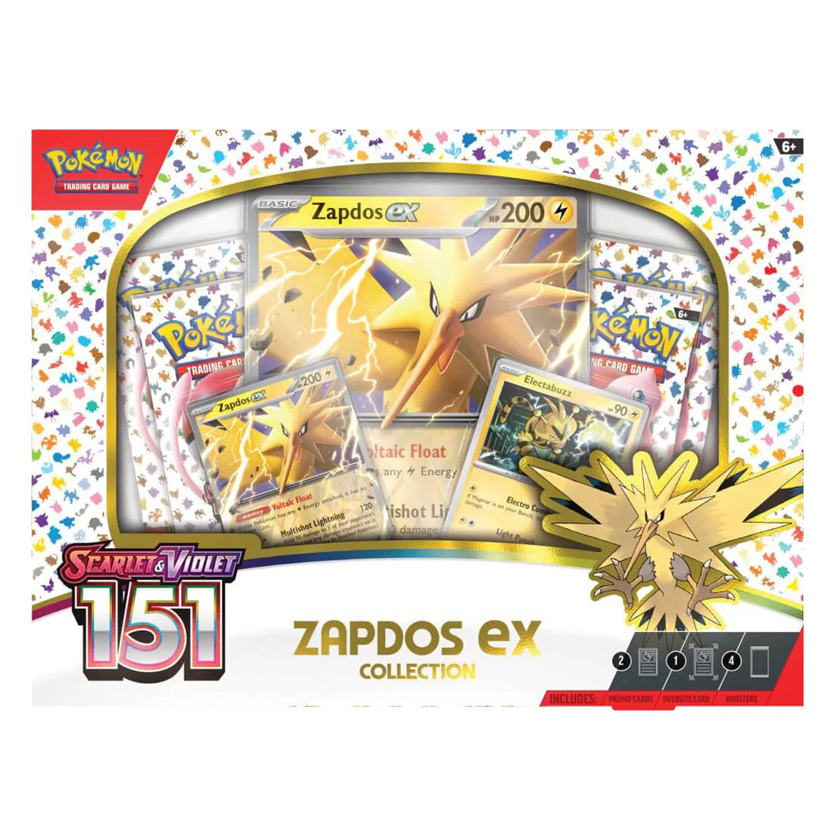 POKEMON TCG Scarlet & Violet 151 Collection—Zapdos ex - Image 2