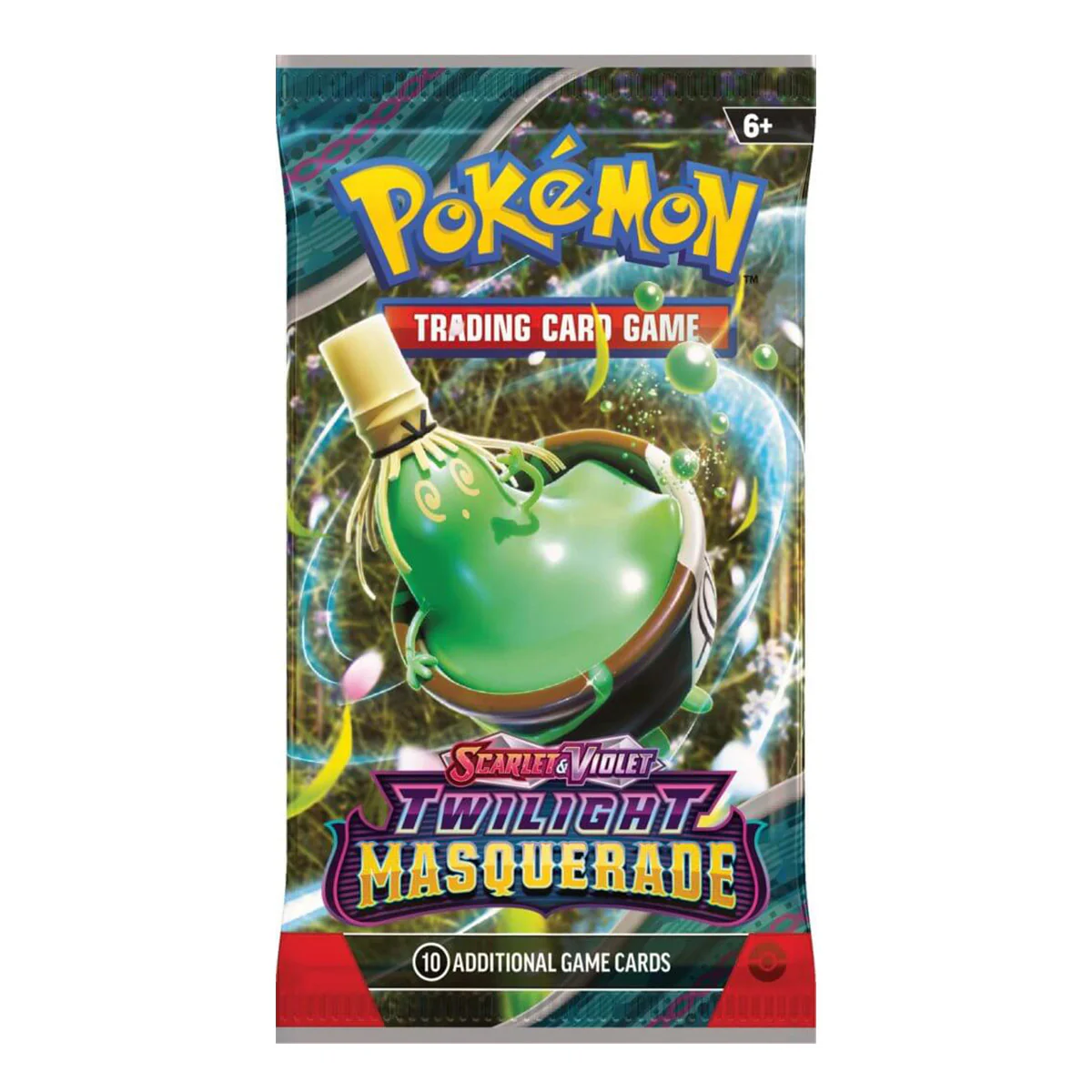 POKEMON TCG Scarlet & Violet Twilight Masquerade Single Booster Pack - Image 2