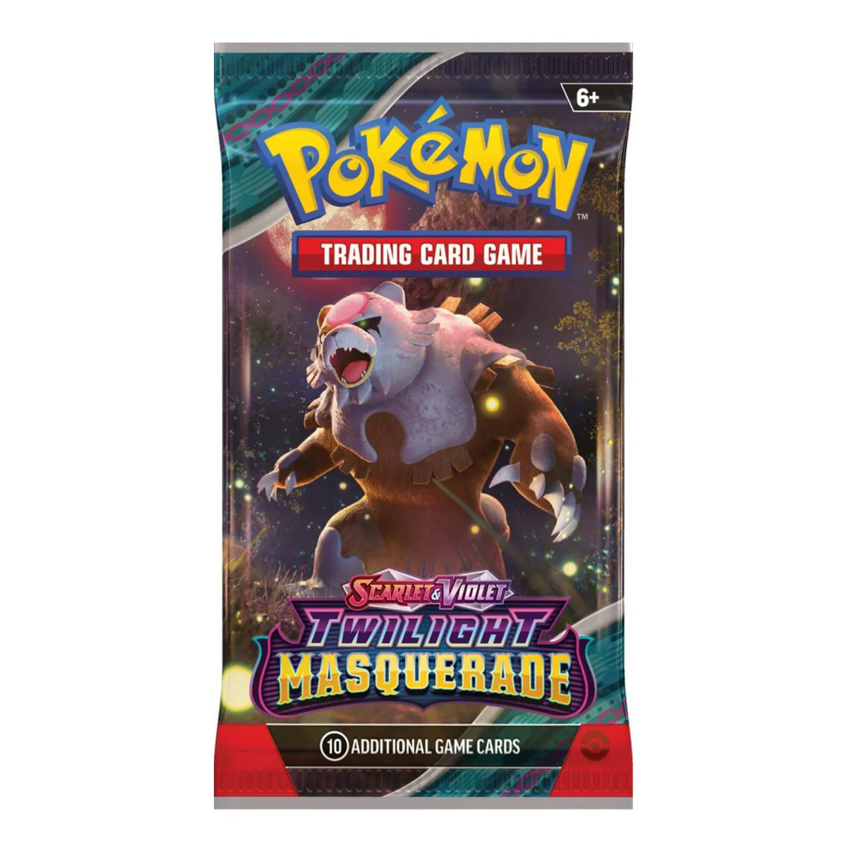 POKEMON TCG Scarlet & Violet Twilight Masquerade Single Booster Pack - Image 4