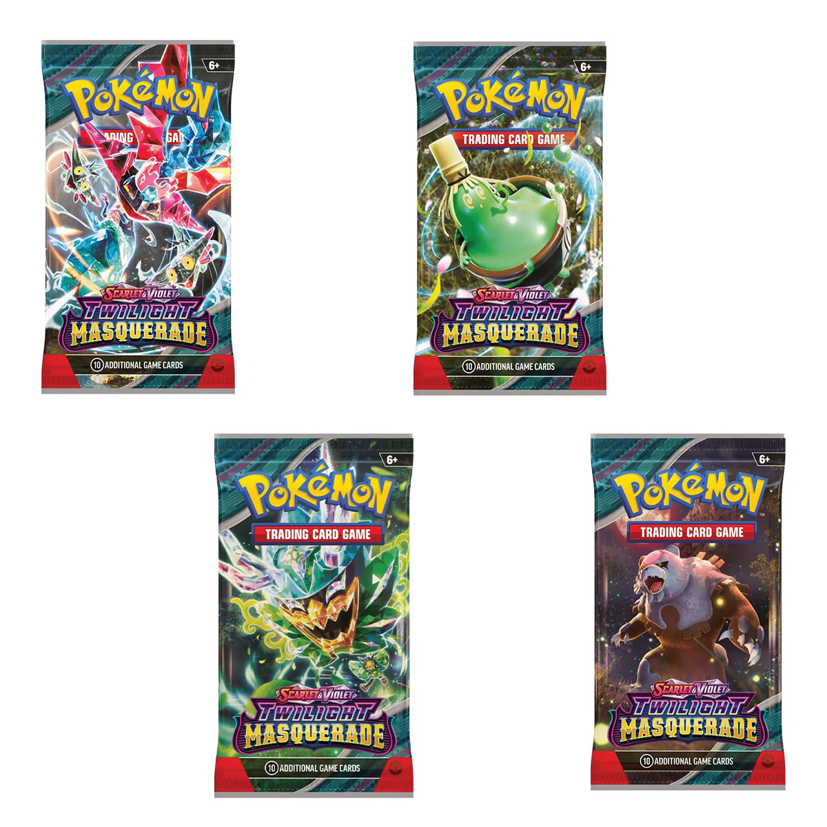 POKEMON TCG Scarlet & Violet Twilight Masquerade Single Booster Pack - Image 5