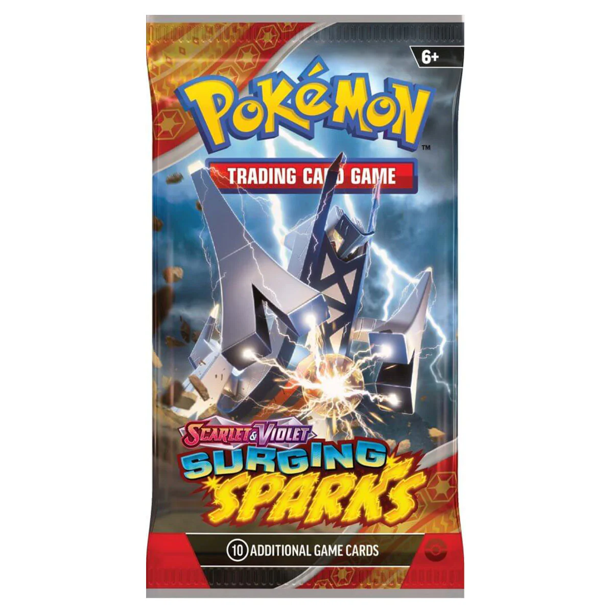 POKEMON TCG Scarlet & Violet Surging Sparks Single Booster Pack - Image 2
