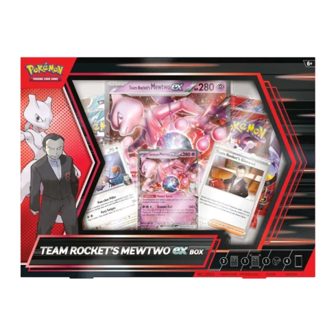 Pokemon TCG Team Rocket's Mewtwo ex Box - Image 2