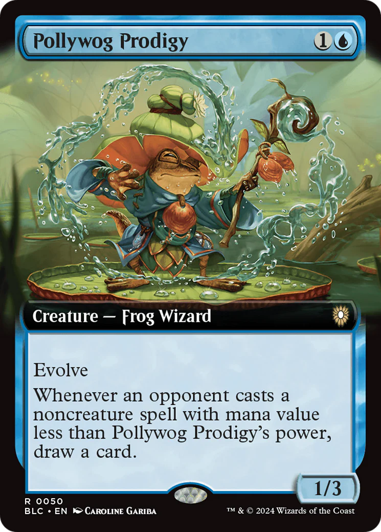 Pollywog Prodigy (BLC-050) - Bloomburrow Commander - Magic The Gathering