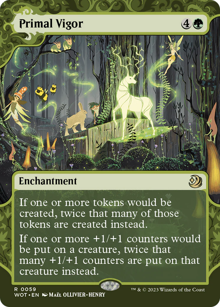 Primal Vigor (WOT-059) - Wilds of Eldraine: Enchanting Tales - Magic The Gathering