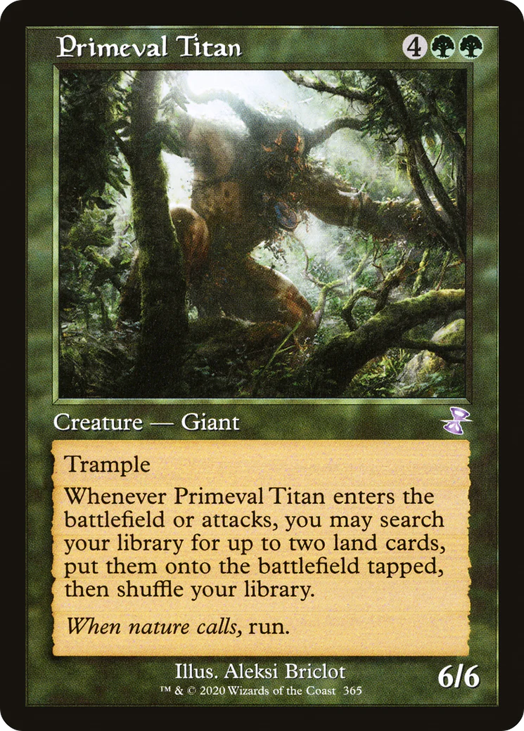 Primeval Titan (TSR-365) - Time Spiral Remastered - Magic The Gathering
