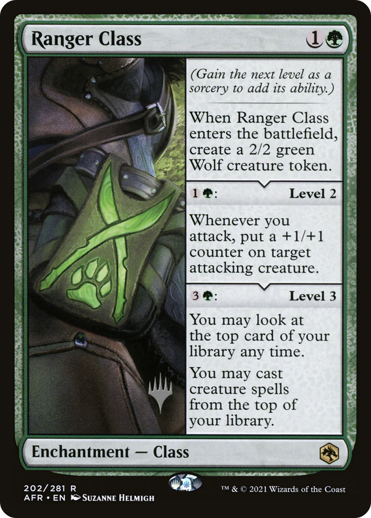 Ranger Class (PPAFR-202P) - Adventures in the Forgotten Realms Promos - Magic The Gathering