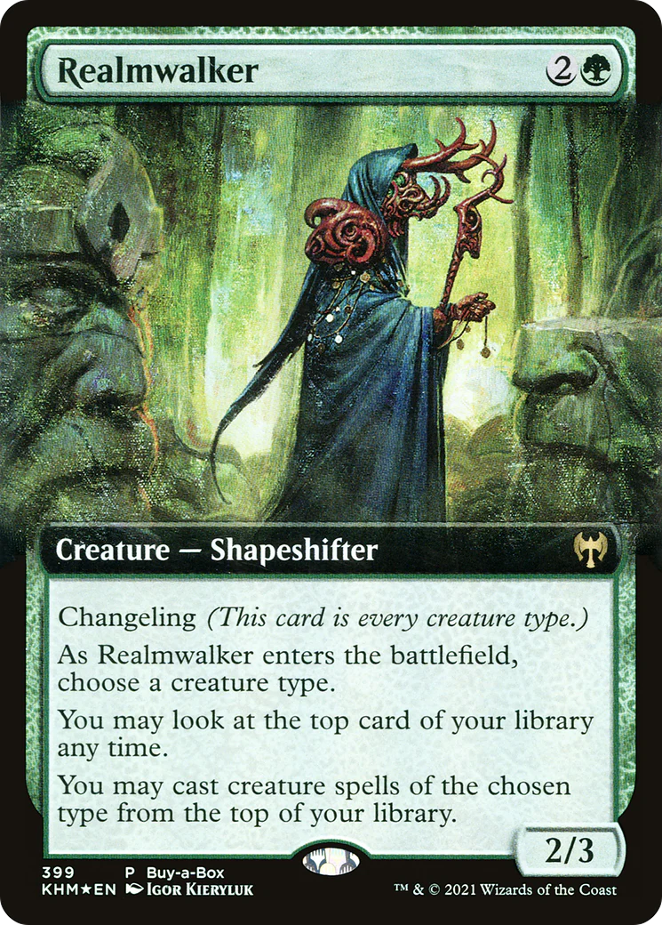 FOIL Realmwalker (BABP-399) - Kaldheim - Magic The Gathering