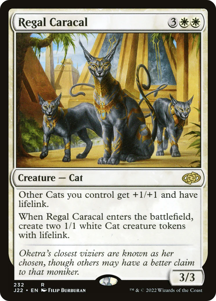 Regal Caracal (J22-232) - Jumpstart 2022 - Magic The Gathering