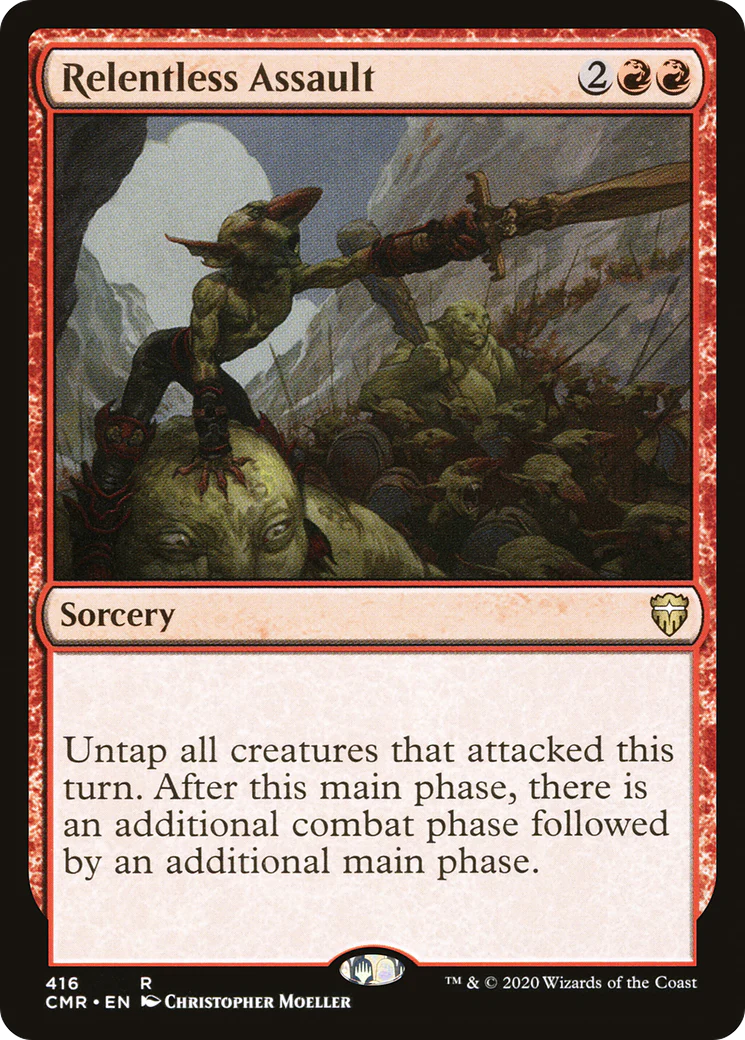 Relentless Assault (CMR-416) - Commander Legends - Magic The Gathering