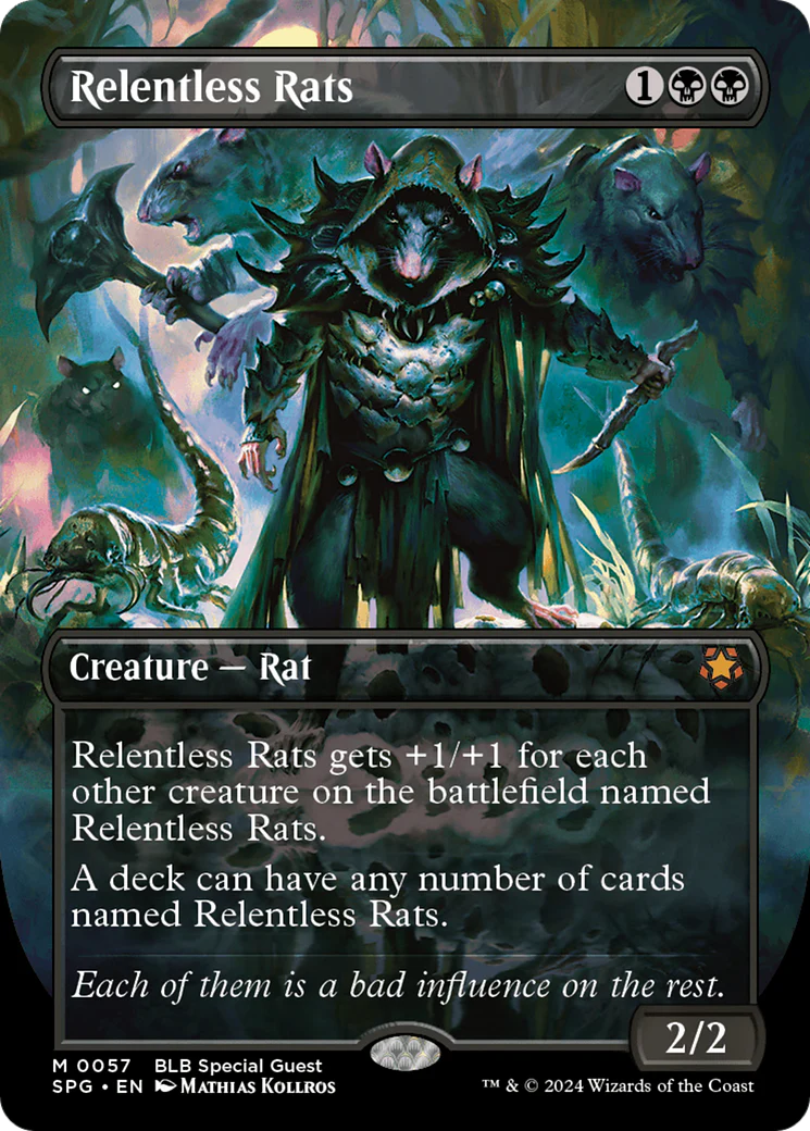 Relentless Rats (SPG-057) - Special Guests - Magic The Gathering