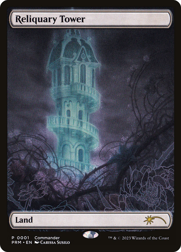 FOIL Reliquary Tower (Full Art) (MFP-003) - MagicFest 2023 - Magic The Gathering