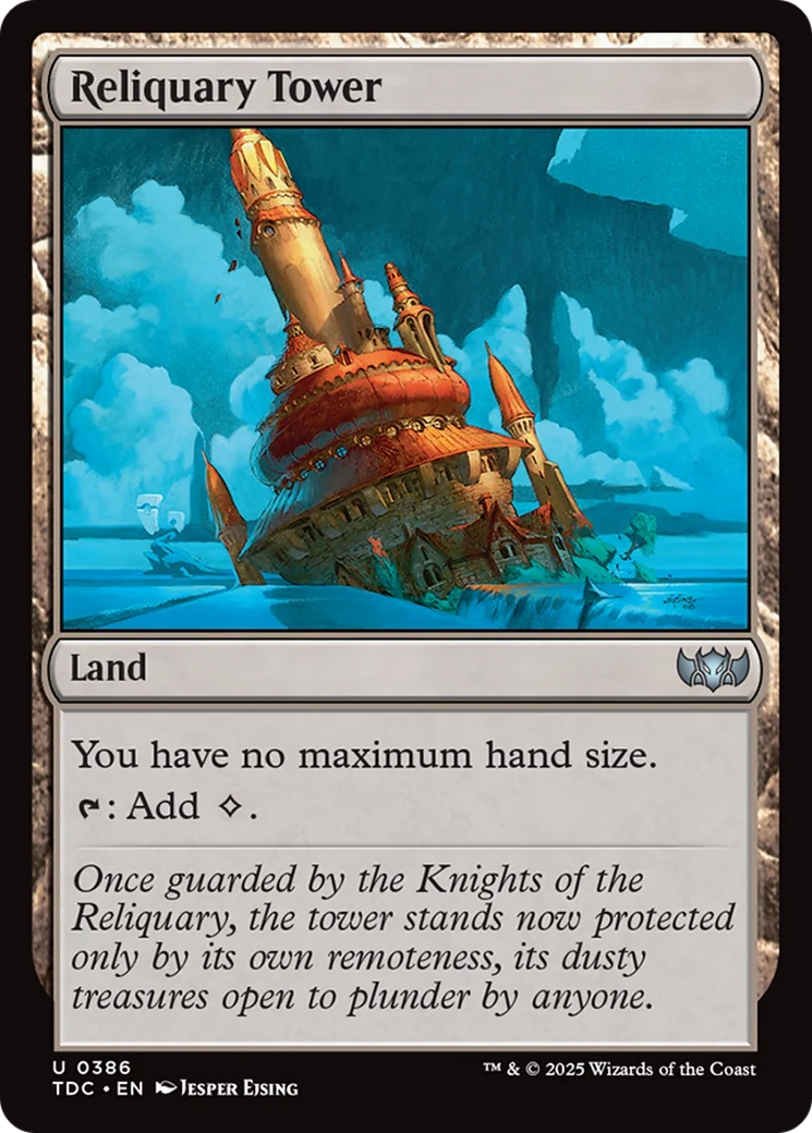 Reliquary Tower (TDC-386) - Commander: Tarkir: Dragonstorm - Magic The Gathering