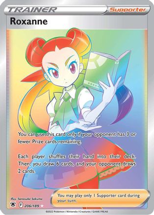 Roxanne 206/189 - Pokemon Astral Radiance Holofoil
