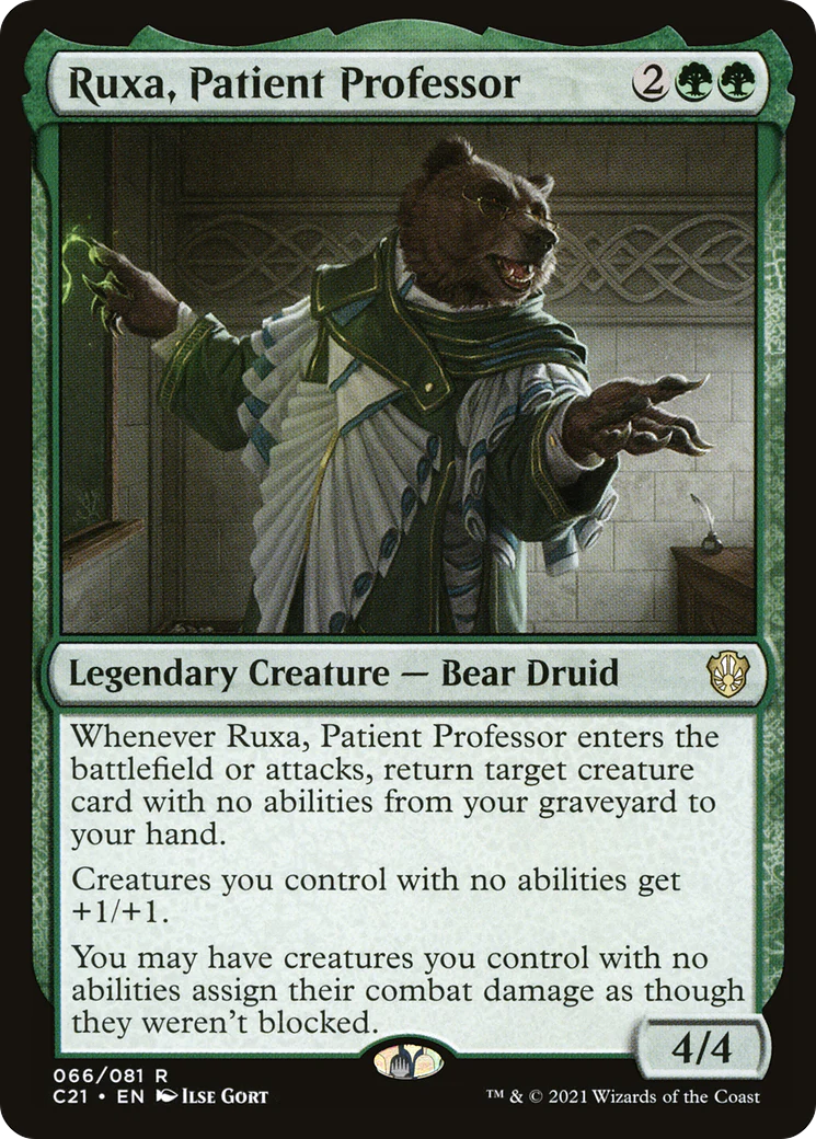 Ruxa, Patient Professor (C21-066) - Commander 2021 - Magic The Gathering
