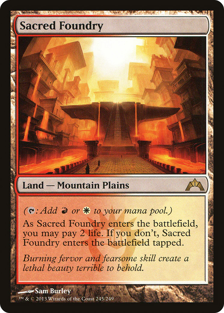 FOIL Sacred Foundry (GTC-245) - Gatecrash - Magic The Gathering