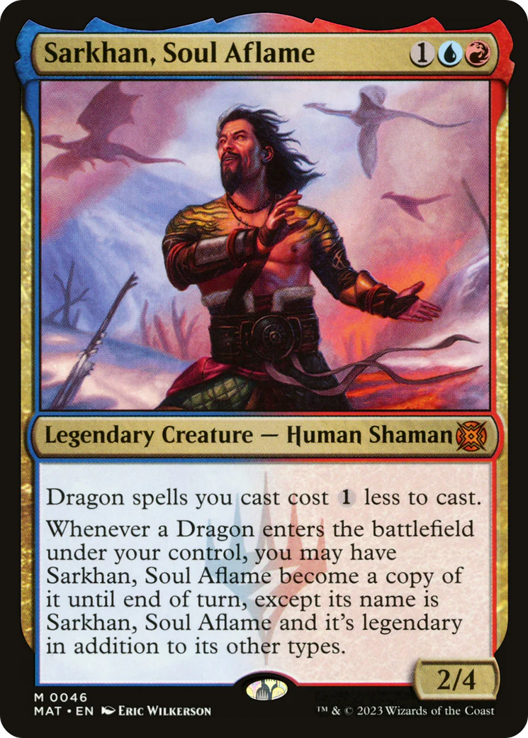 Sarkhan, Soul Aflame (MAT-046) - March of the Machine: The Aftermath - Magic The Gathering