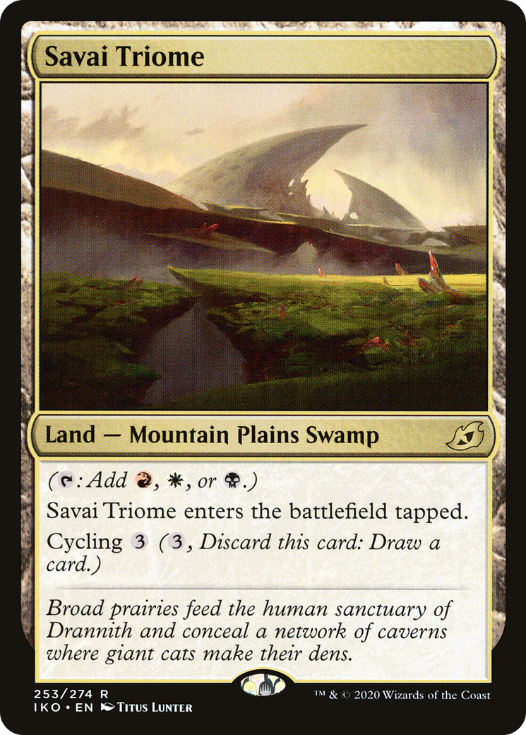 Savai Triome (IKO-253) - Ikoria: Lair of Behemoths - Magic The Gathering