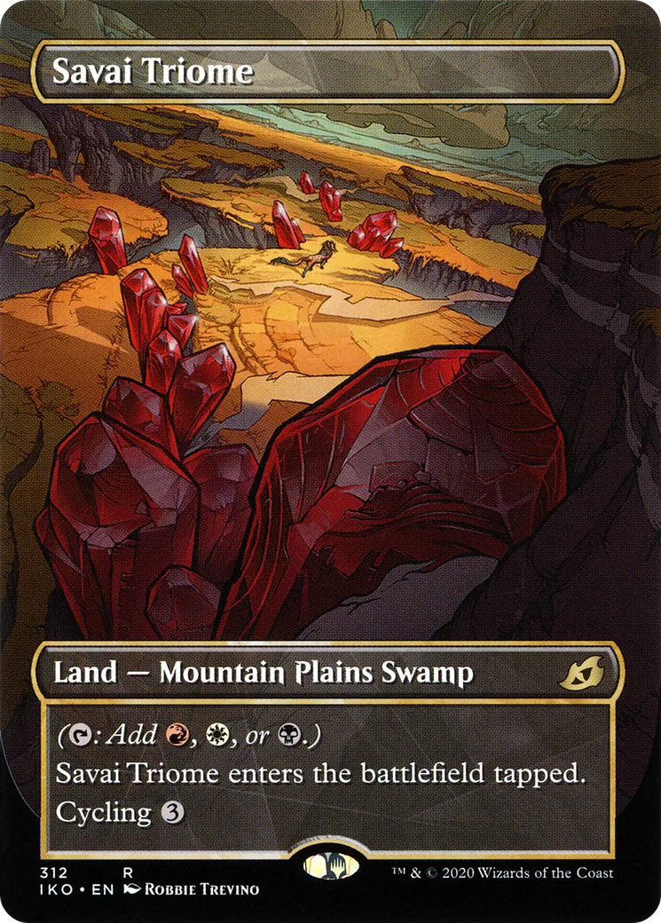 Savai Triome (Showcase) (IKO-312) - Ikoria: Lair of Behemoths - Magic The Gathering