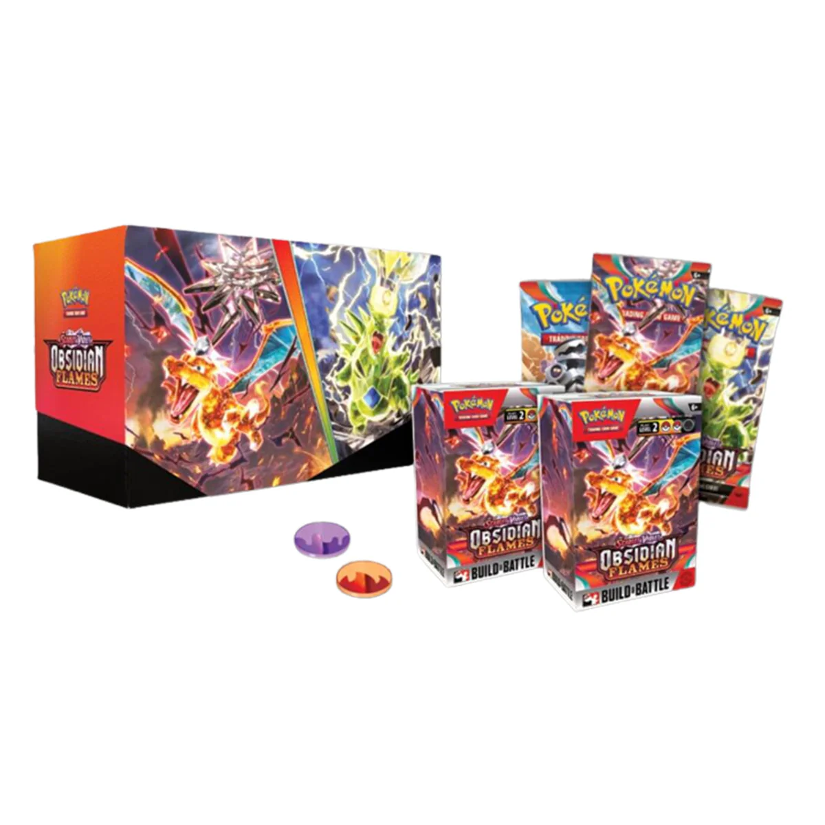 Scarlet & Violet Obsidian Flames - Build & Battle Stadium POKEMON TCG - Image 2