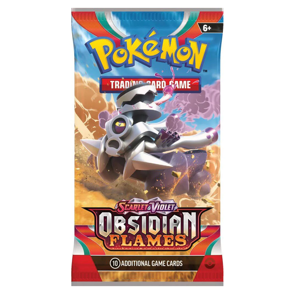 POKEMON TCG Scarlet & Violet Obsidian Flames Single Booster Pack - Image 3