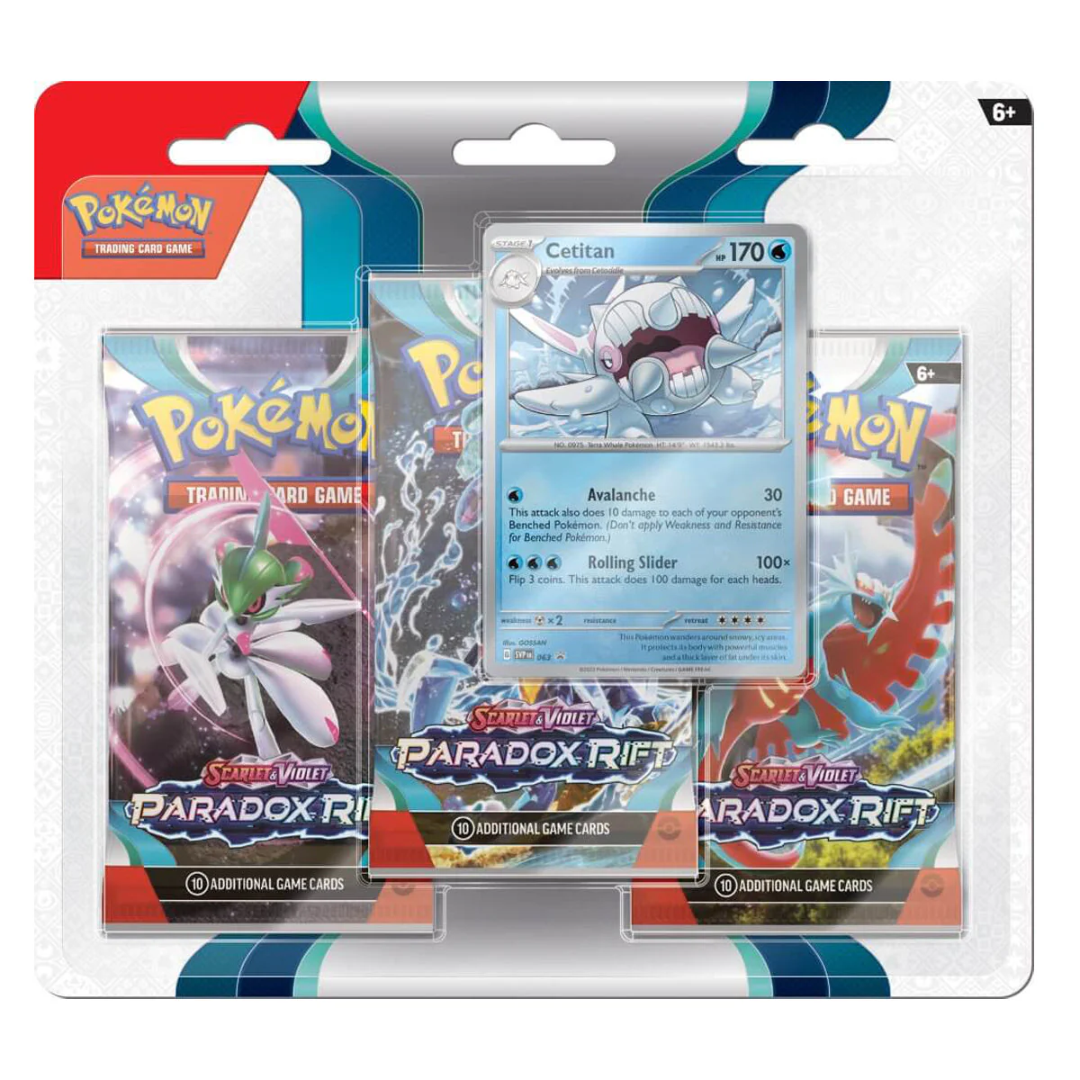 Scarlet & Violet Paradox Rift Three Booster Blisters (Pair) POKEMON TCG - Image 2