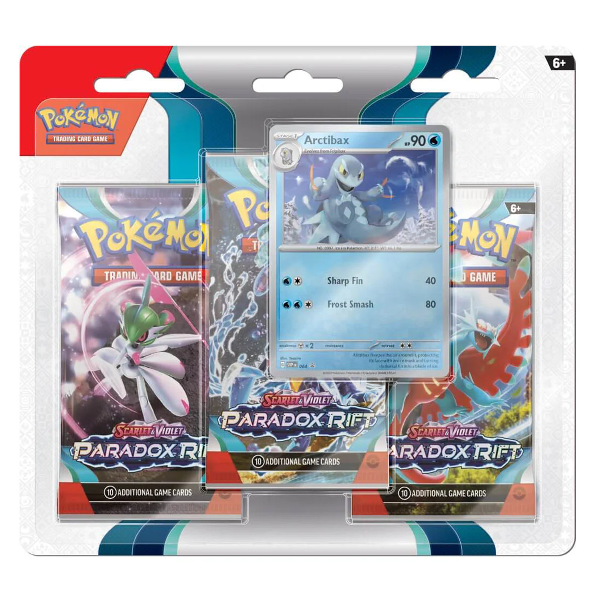 Scarlet & Violet Paradox Rift Three Booster Blisters (Pair) POKEMON TCG - Image 3
