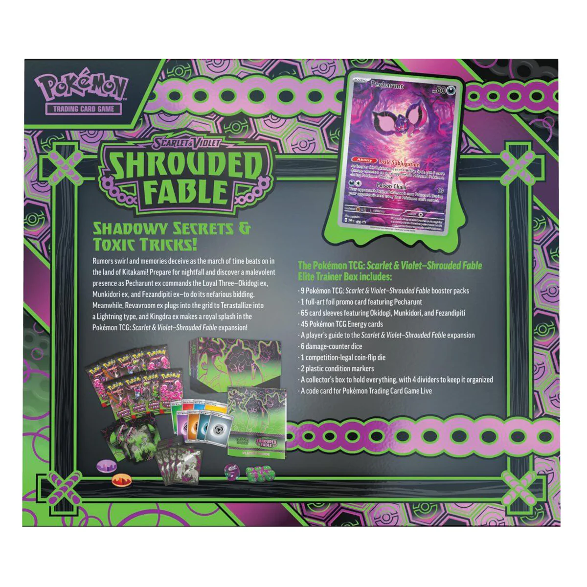 Scarlet & Violet Shrouded Fable Elite Trainer Box POKEMON TCG - Image 3