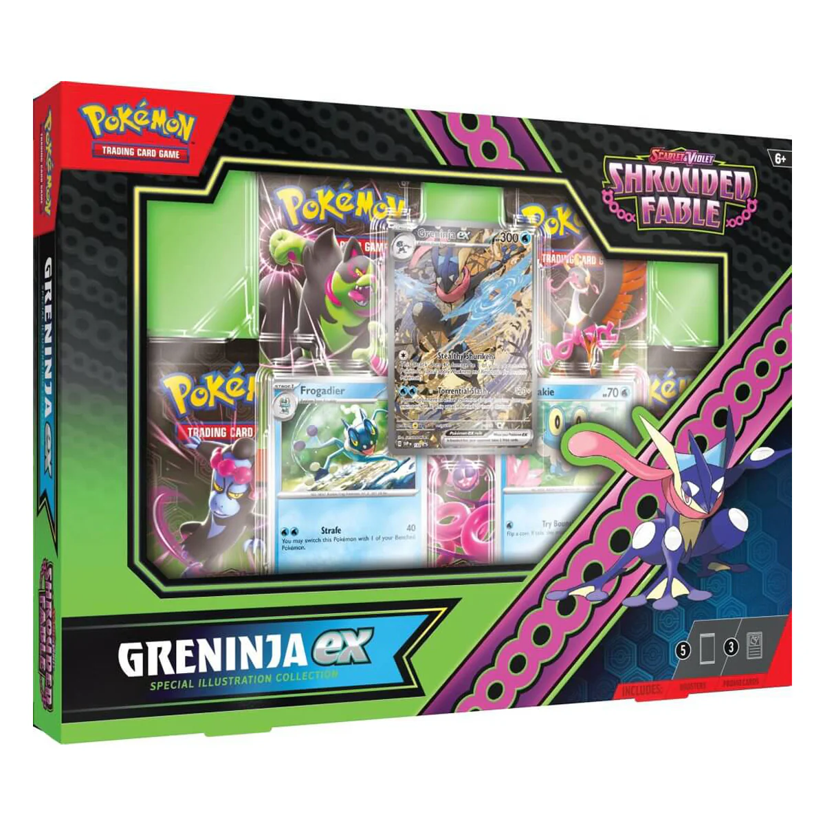 Scarlet & Violet Shrouded Fable Kingdra/Greninja ex Special Collection (Pair) POKEMON TCG - Image 4