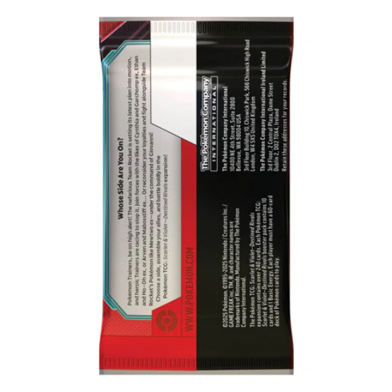 Scarlet & Violet Destined Rivals Single Booster Pack POKEMON TCG - Image 5