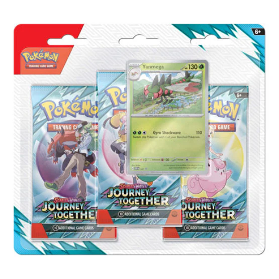 Scarlet & Violet Journey Together Three Booster Blisters (Pair) POKEMON TCG - Image 3