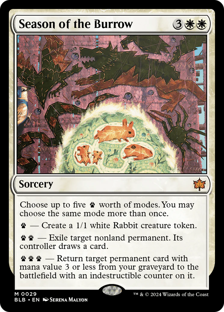 Season of the Burrow (BLB-029) - Bloomburrow - Magic The Gathering