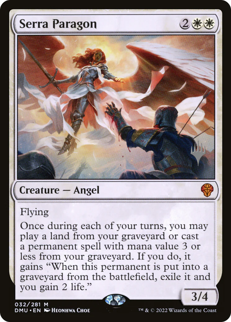 FOIL Serra Paragon (PPDMU-32P) - Dominaria United Promos - Magic The Gathering