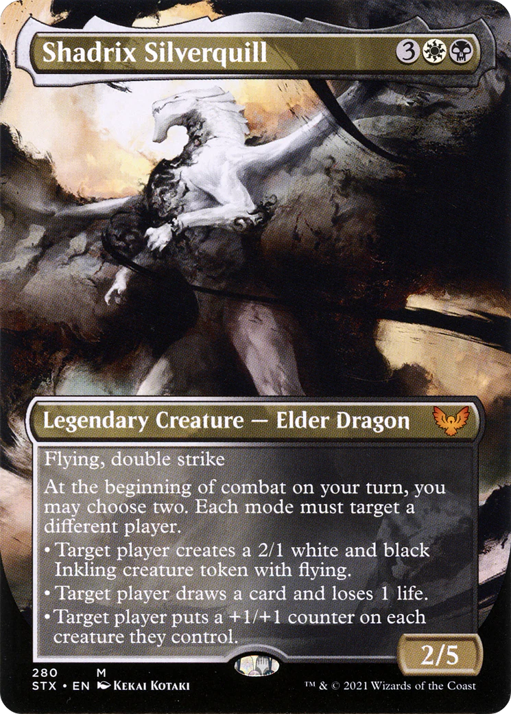 Shadrix Silverquill (STX-280) - Strixhaven: School of Mages - Magic The Gathering