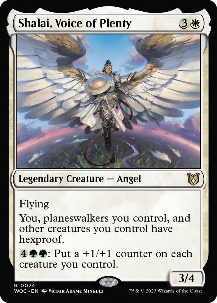 Shalai, Voice of Plenty (WOC-074) - Wilds of Eldraine Commander - Magic The Gathering