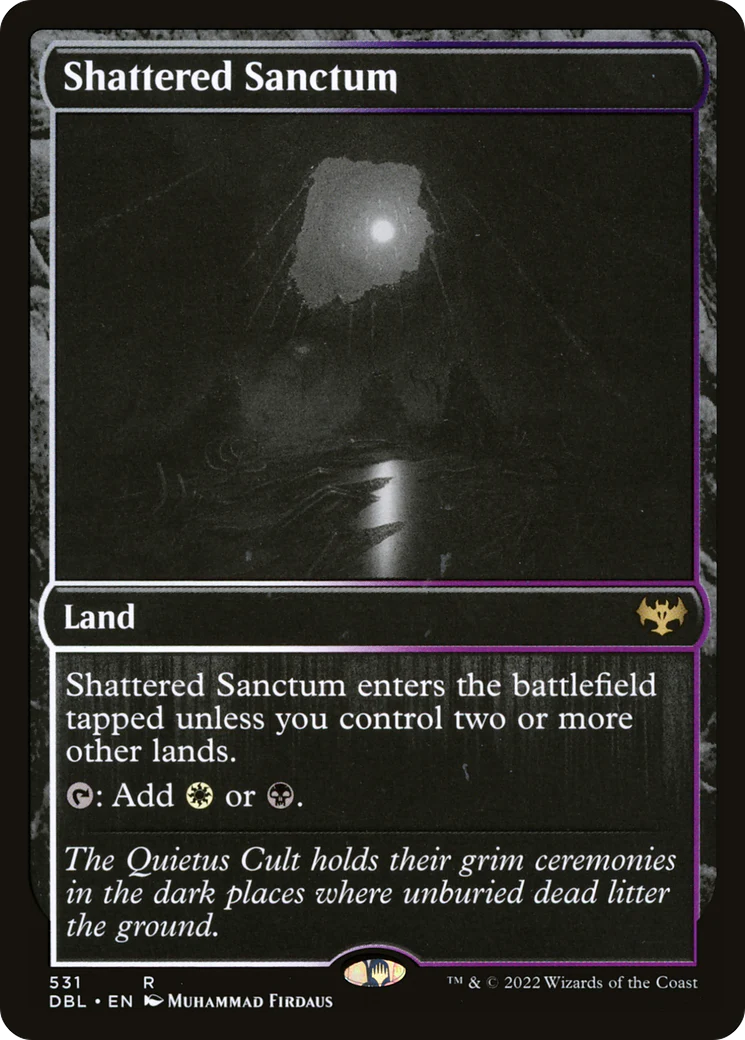 FOIL Shattered Sanctum (DBL-531) - Innistrad: Double Feature - Magic The Gathering