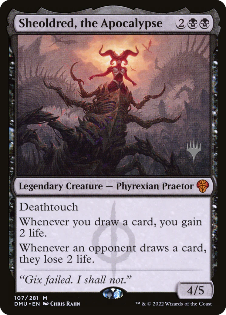 FOIL Sheoldred, the Apocalypse (PPDMU-107) - Dominaria United Promos - Magic The Gathering