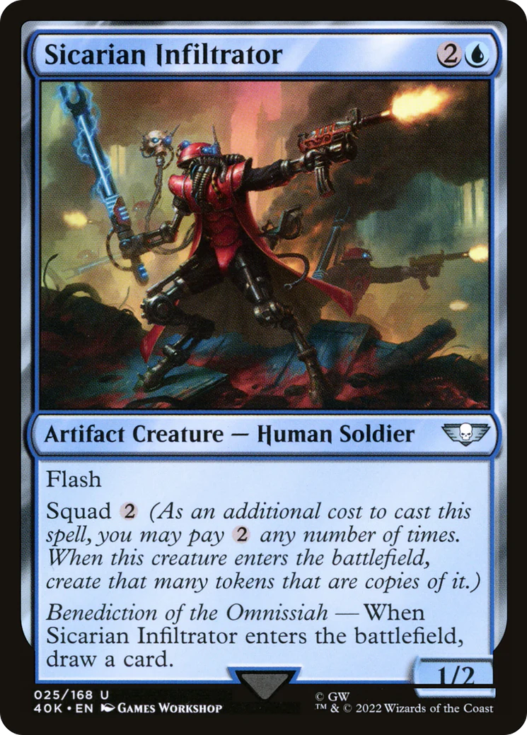 Sicarian Infiltrator (40K-025) - Warhammer 40,000 Commander - Magic The Gathering