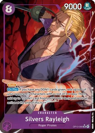 Silvers Rayleigh (Alternate Art) (OP13-066) - Carrying On His Will