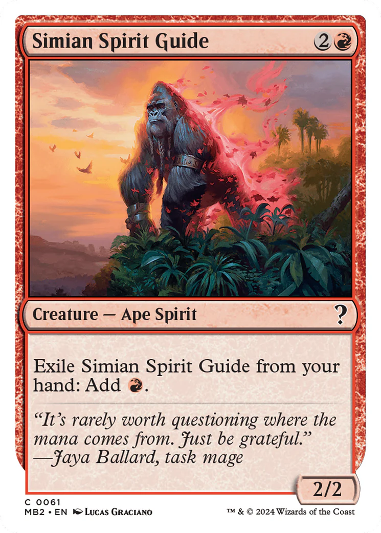 Simian Spirit Guide (MB2-061) - Mystery Booster 2 - Magic The Gathering