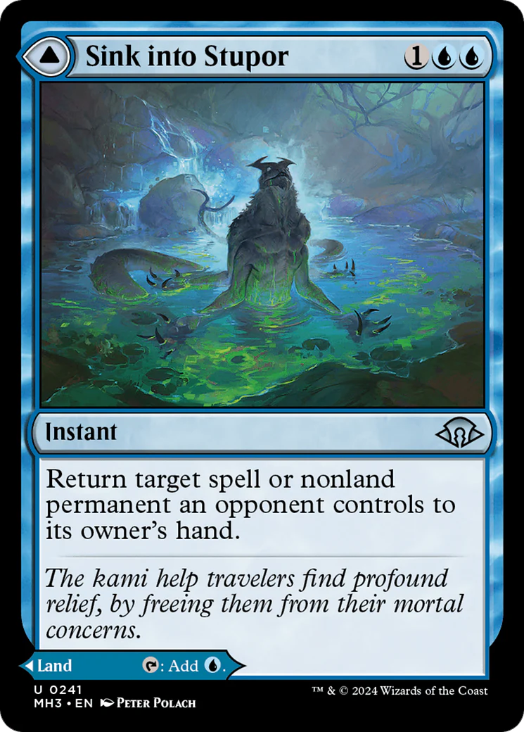 FOIL Sink into Stupor (MH3-241) - Modern Horizons 3 - Magic The Gathering