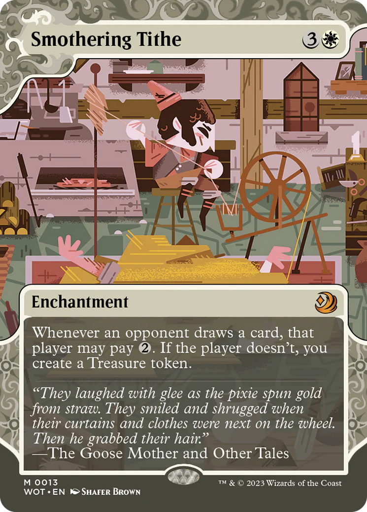 FOIL Smothering Tithe (WOT-013) - Wilds of Eldraine: Enchanting Tales - Magic The Gathering