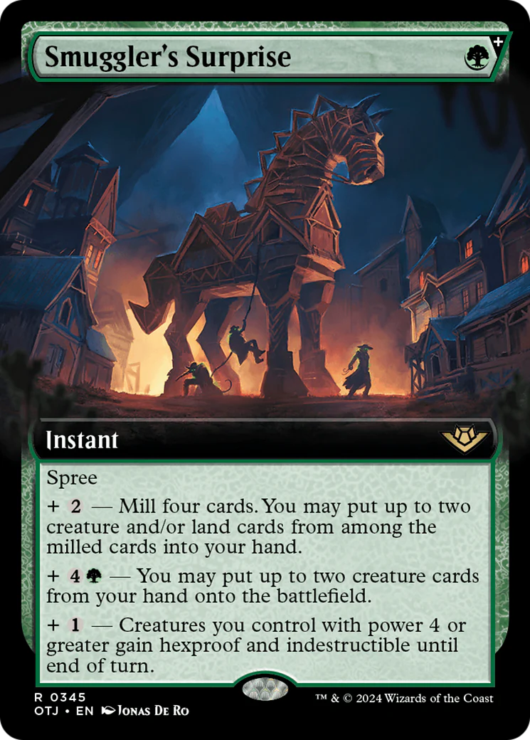Smuggler's Surprise (Extended Art) (OTJ-345) - Outlaws of Thunder Junction - Magic The Gathering