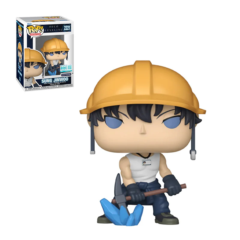 Solo Leveling Sung Jinwoo (Mining) 2221 Limited w/ protector Funko Pop! Vinyl - Image 3