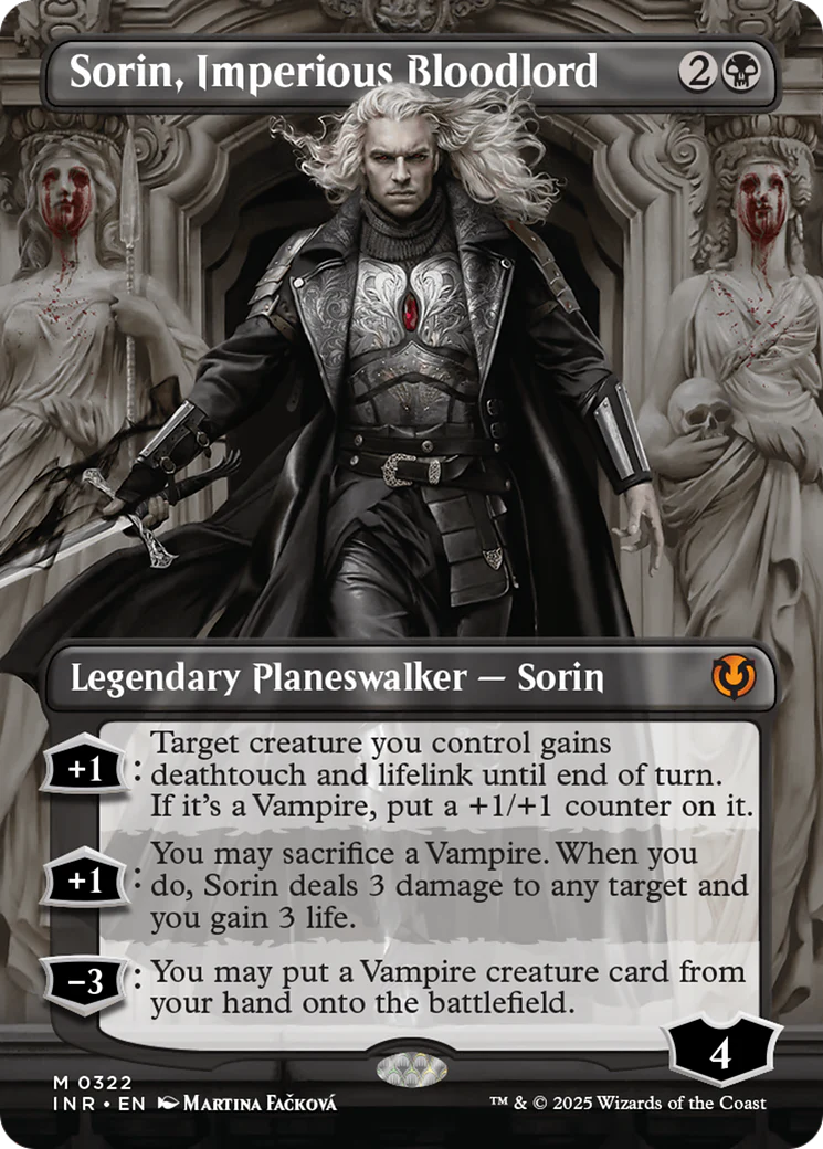 FOIL Sorin, Imperious Bloodlord (INR-322) - Innistrad Remastered - Magic The Gathering
