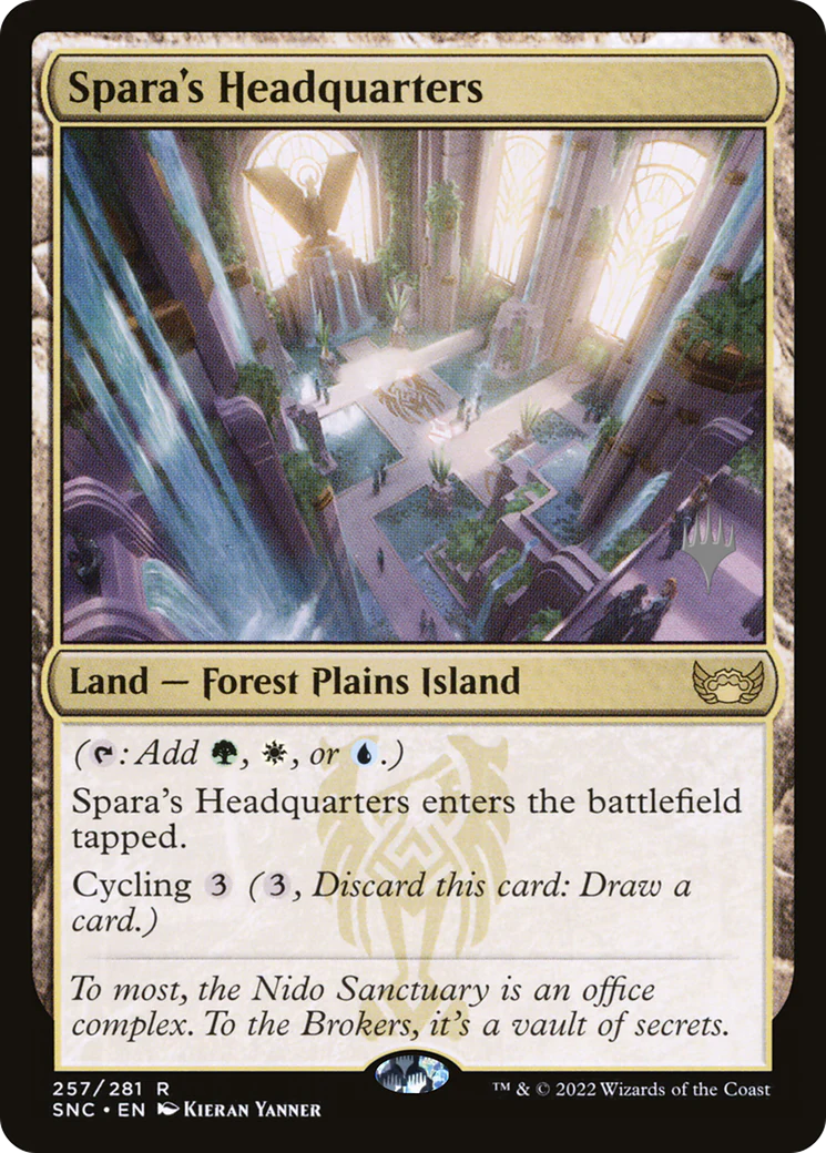 FOIL Spara's Headquarters (PPSNC-257P) - Streets of New Capenna Promos - Magic The Gathering