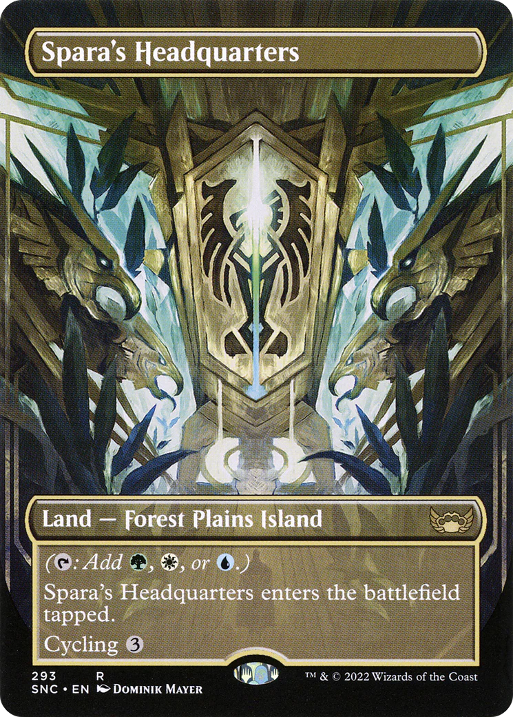Spara's Headquarters (Borderless) (SNC-293) - Streets of New Capenna - Magic The Gathering