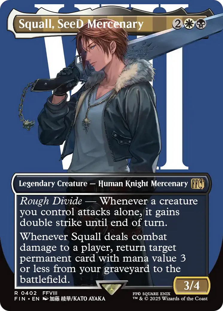 Squall, SeeD Mercenary (FIN-402) - FINAL FANTASY - Magic The Gathering